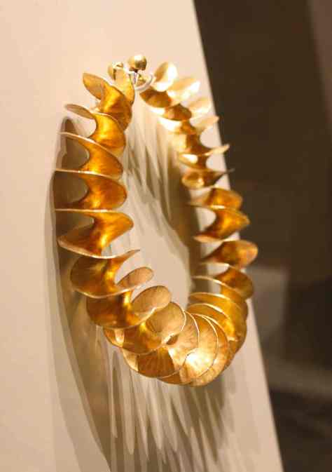 Gold Ribbon Torc . Photo by Reena Ahluwalia