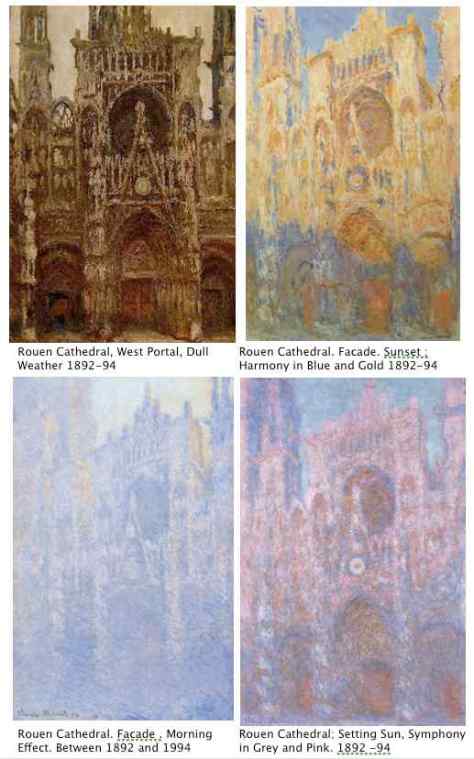 Claude Monet; Rouen Cathedral Series 1892-94
