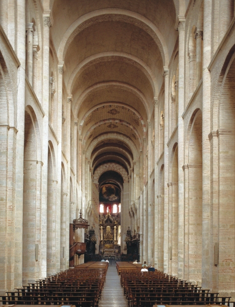 Interior of St Sernin's 